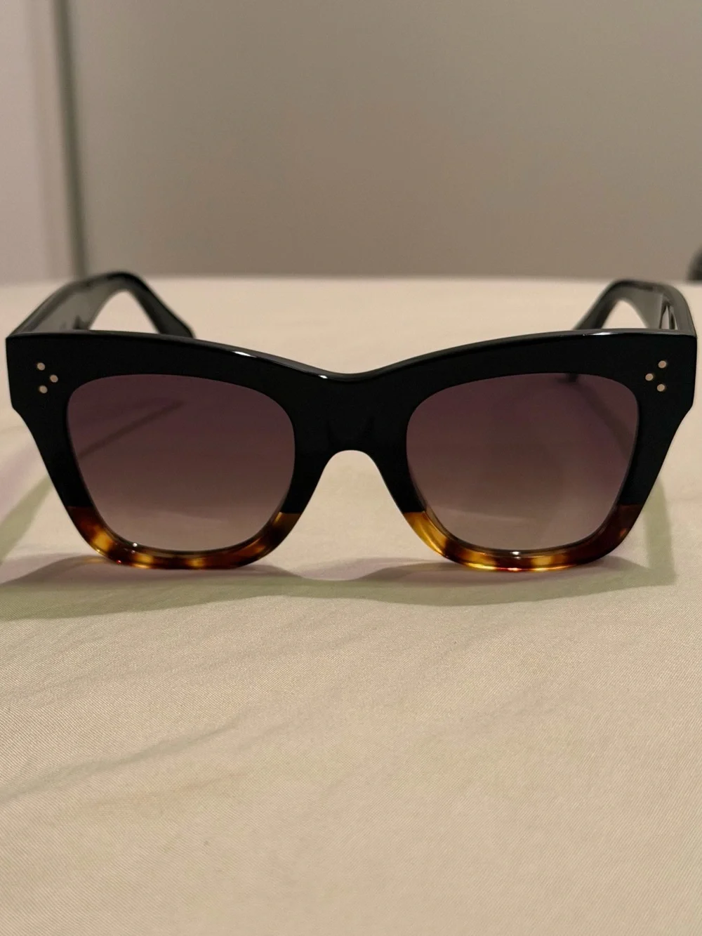 Celine Black/Tortoiseshell Sunglasses